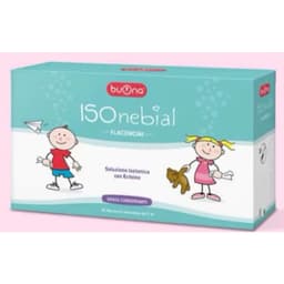 Buona IsoNebial MÀU XANH -(Hộp 20 ống 5ml) Dung Dịch Rửa Mũi Cho Bé giảm khô mũi, nghẹt mũi, sổ mũi, <.BUNBUN SHOP 1