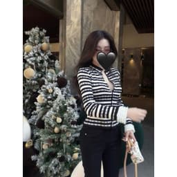 Áo len kẻ mtg ht tay bèo CN 7