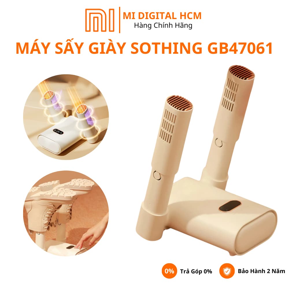 Máy Sấy Giày GB47061 Khử Trùng, Diệt Khuẩn Bằng Tia UV, Sấy Khô Nhanh, Tiện Lợi Cho Mọi Gia Đình