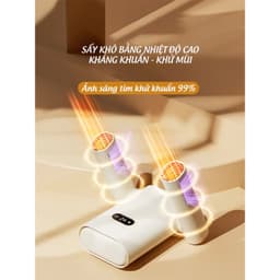 Máy Sấy Giày GB47061 Khử Trùng, Diệt Khuẩn Bằng Tia UV, Sấy Khô Nhanh, Tiện Lợi Cho Mọi Gia Đình 3