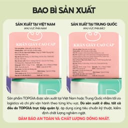 Thùng 30 gói giấy ăn rút Topgia 3 màu cao cấp 4 lớp dày dặn, mềm mịn, thùng 16/36/40/46/10 gói 4
