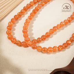 Ngọc Đan Tâm - Chuỗi Vòng Tay Hồng Nhật Vận VIP 6,5mm 8A - Mệnh Hoả & Mệnh Thổ 6