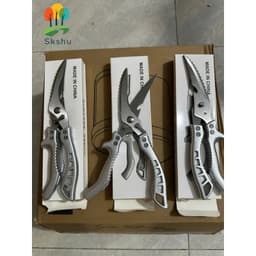 Kéo Cắt Xương Gà,Vịt Kéo Cộng Lực Bằng Thép Không Rỉ Cực Bén, Chuyên Cắt Thực Phẩm 9