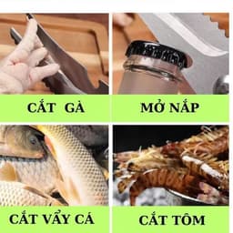Kéo Cắt Xương Gà,Vịt Kéo Cộng Lực Bằng Thép Không Rỉ Cực Bén, Chuyên Cắt Thực Phẩm 5