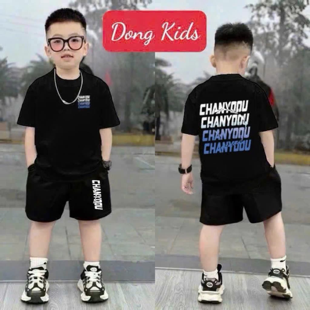 DXD-Bộ bé trai in chanyoou siêu ngầu, cotton 4C Mềm Mại, từ 10-60kg