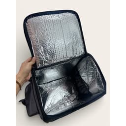 TÚI GIỮ NHIỆT SHIPPER- TÚI GIAO HÀNG ĐA NĂNG MÀU ĐEN (BẢN NÂNG CẤP NHIỀU NGĂN - Không kèm khay) 5