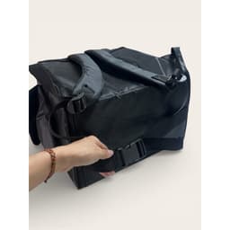 TÚI GIỮ NHIỆT SHIPPER- TÚI GIAO HÀNG ĐA NĂNG MÀU ĐEN (BẢN NÂNG CẤP NHIỀU NGĂN - Không kèm khay) 8