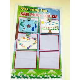 [Bạt lụa] - Các mẫu trang trí lớp học Bạt lụa dệt trang trí lớp - Nội quy lớp học chất liệu bạt dệt dày dặn. 8