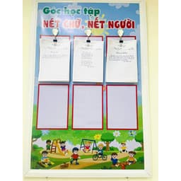 [Bạt lụa] - Các mẫu trang trí lớp học Bạt lụa dệt trang trí lớp - Nội quy lớp học chất liệu bạt dệt dày dặn. 9