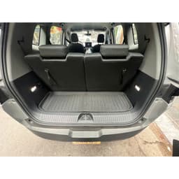 Lót cốp ô tô + lót lưng ghế xe Vinfast Limo Green/ MPV7 chất liệu nhựa dẻo ko mùi- 3 tấm 3