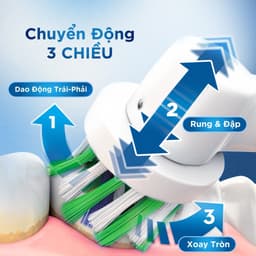 [HỎA TỐC 2H-4H] Bàn Chải Điện ORAL-B VITALITY Pro 3 CHẾ ĐỘ giúp làm sạch sâu từng kẽ răng 2