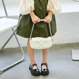 Giày búp bê Mary Jane dự tiệc đi học xinh xắn Dễ Thương | Da mềm đế chống trơn điệu đà .666 9