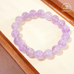 Ngọc Đan Tâm - Vòng Tay Thạch Anh Tím Lavender 10mm 5A - Mệnh Hoả & Mệnh Thổ 8