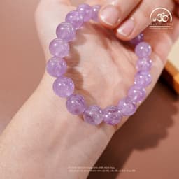 Ngọc Đan Tâm - Vòng Tay Thạch Anh Tím Lavender 10mm 5A - Mệnh Hoả & Mệnh Thổ 4