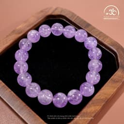 Ngọc Đan Tâm - Vòng Tay Thạch Anh Tím Lavender 10mm 5A - Mệnh Hoả & Mệnh Thổ 7