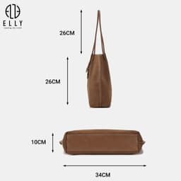 [Tặng hộp 20.10] TÚI XÁCH NỮ CAO CẤP DA THẬT ELLY – ET226 3
