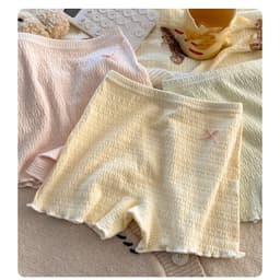 Combo 4 quần chíp đùi cotton gân tăm Nơ Xinh cho bé gái, quần đùi bảo hộ thoáng mát co giãn Cherikids 2