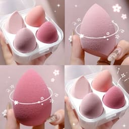 Set 4 mút trang điểm VINALUXURY tiện lợi mềm mại chất lượng cao 5