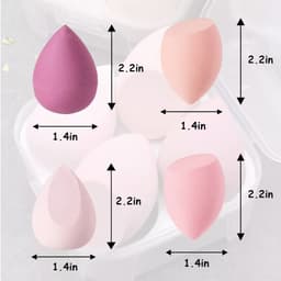 Set 4 mút trang điểm VINALUXURY tiện lợi mềm mại chất lượng cao 7