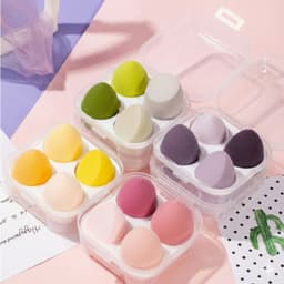 Set 4 mút trang điểm VINALUXURY tiện lợi mềm mại chất lượng cao 4