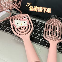 VINBEO Lược Massage Rỗng Tay Cầm Dài Lông Tơ Cầm Tay Học Sinh Có Bàn Chải Vệ Sinh Dụng Cụ Làm Tóc vn BIN2Q1 9