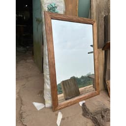 Khung Gương Soi Toàn Thân, Gương Nhà Tắm, Khung Tranh Ảnh, Gỗ Tự Nhiên Tạo Lũa Trang Trí Vintage (Không Kèm Gương) 9