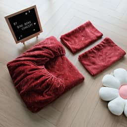 Ga gối nỉ nhung sữa  siêu mềm mịn, không rụng lông loại 1 - Trúc Đan Bedding 5