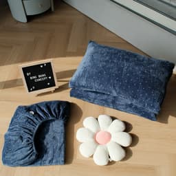 Ga gối nỉ nhung sữa  siêu mềm mịn, không rụng lông loại 1 - Trúc Đan Bedding 7