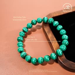 Ngọc Đan Tâm - Vòng Tay Đá Khổng Tước 8mm 3A - Mệnh Mộc & Mệnh Hỏa 2