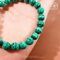 Ngọc Đan Tâm - Vòng Tay Đá Khổng Tước 8mm 3A - Mệnh Mộc & Mệnh Hỏa 5