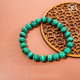 Ngọc Đan Tâm - Vòng Tay Đá Khổng Tước 8mm 3A - Mệnh Mộc & Mệnh Hỏa 7