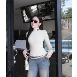 [LÓT LÔNG] Áo Giữ Nhiệt Dài Tay Thêu Justdun PQ1 - Áo Cổ Lọ Dài Tay Nữ Ấm Áp Cho Ngày Lạnh JUSTDUN 7