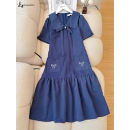 Lymmom Đầm Bầu Thiết Kế- Đầm bầu sang chảnh form đuôi cá Cổ Tàu Phối Ren Cách Điệu VB138 7