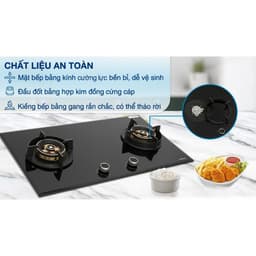 Bếp ga đôi 2 vùng nấu Hafele HC-G782B kính cường lực, tiết kiệm ga - 538.66.507 3