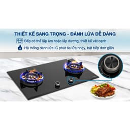 Bếp ga đôi 2 vùng nấu Hafele HC-G782B kính cường lực, tiết kiệm ga - 538.66.507 4
