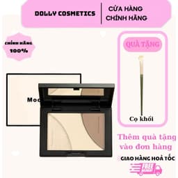 Bảng Phấn Tạo Khối Mooekiss Phấn Bắt Sáng , Bảng Trang điểm Tự Nhiên Lâu Trôi Chống Nước 16.5g DOLLYDOLLY COSMETICS 1