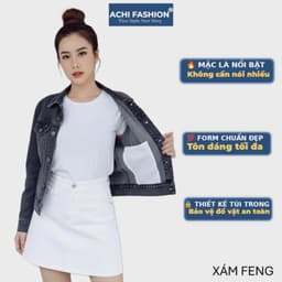 [AF]Áo Khoác Jean Unisex SALIMIT – Chất Denim Mềm, Mũ Phối Liền Cực Chất 6