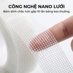 Băng Keo Nano 2 Mặt Dạng Lưới Siêu Dính JYoohome Băng Dính Trong Suốt Bền Bỉ Tái Sử Dụng Đa Năng 2
