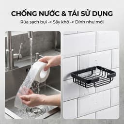 Băng Keo Nano 2 Mặt Dạng Lưới Siêu Dính JYoohome Băng Dính Trong Suốt Bền Bỉ Tái Sử Dụng Đa Năng 3