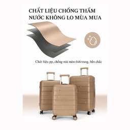 Vali Du Lịch Cao Cấp Chống Va Đập Chống Xước DVN, Vali Du Lịch Khoá Bảo Mật An Toàn 5