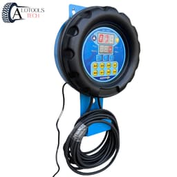Máy bơm lốp gắn tường MS-110951, máy bơm hơi tự động treo tường dây dài 15m, bơm lốp điện tử 2
