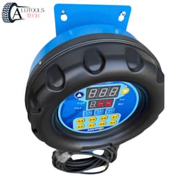 Máy bơm lốp gắn tường MS-110951, máy bơm hơi tự động treo tường dây dài 15m, bơm lốp điện tử 4