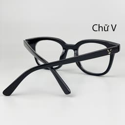 Gọng kính cận thời trang nam nữ ANDU dáng vuông chữ V nhựa dẻo TR - 0614  [Quà Tặng] Khăn Lau Kính 3