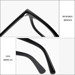 Gọng kính cận thời trang nam nữ ANDU dáng vuông chữ V nhựa dẻo TR - 0614  [Quà Tặng] Khăn Lau Kính 5