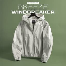 [LUXURY ITEM] Áo Khoác Gió Nam 2 lớp BREEZE WINDBREAKER TORANO Can Phối Mũ Liền Thêu Logo, Cản Gió, Giữ ấm GWCW801 1