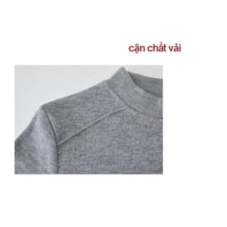 Áo Giữ Nhiệt Len Lông Thỏ Vạt Bầu JUSTDUN PQ7 - Ảo Dài Tay Ôm Body Giữ Nhiệt Cổ Cao 3cm 5