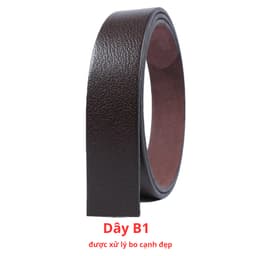 Thắt lưng nam da trâu nguyên miếng XDL, dây lưng nam chất liệu da thật đủ 3 màu B4 B1 7