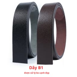 Thắt lưng nam da trâu nguyên miếng XDL, dây lưng nam chất liệu da thật đủ 3 màu B4 B1 4