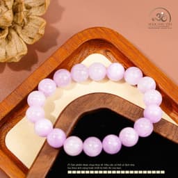 Ngọc Đan Tâm - Vòng Tay Đá Thạch Anh Tím Lavender 10mm 3A - Mệnh Hoả & Mệnh Thổ 6