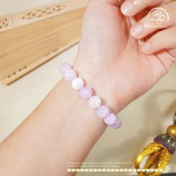 Ngọc Đan Tâm - Vòng Tay Đá Thạch Anh Tím Lavender 10mm 3A - Mệnh Hoả & Mệnh Thổ 4
